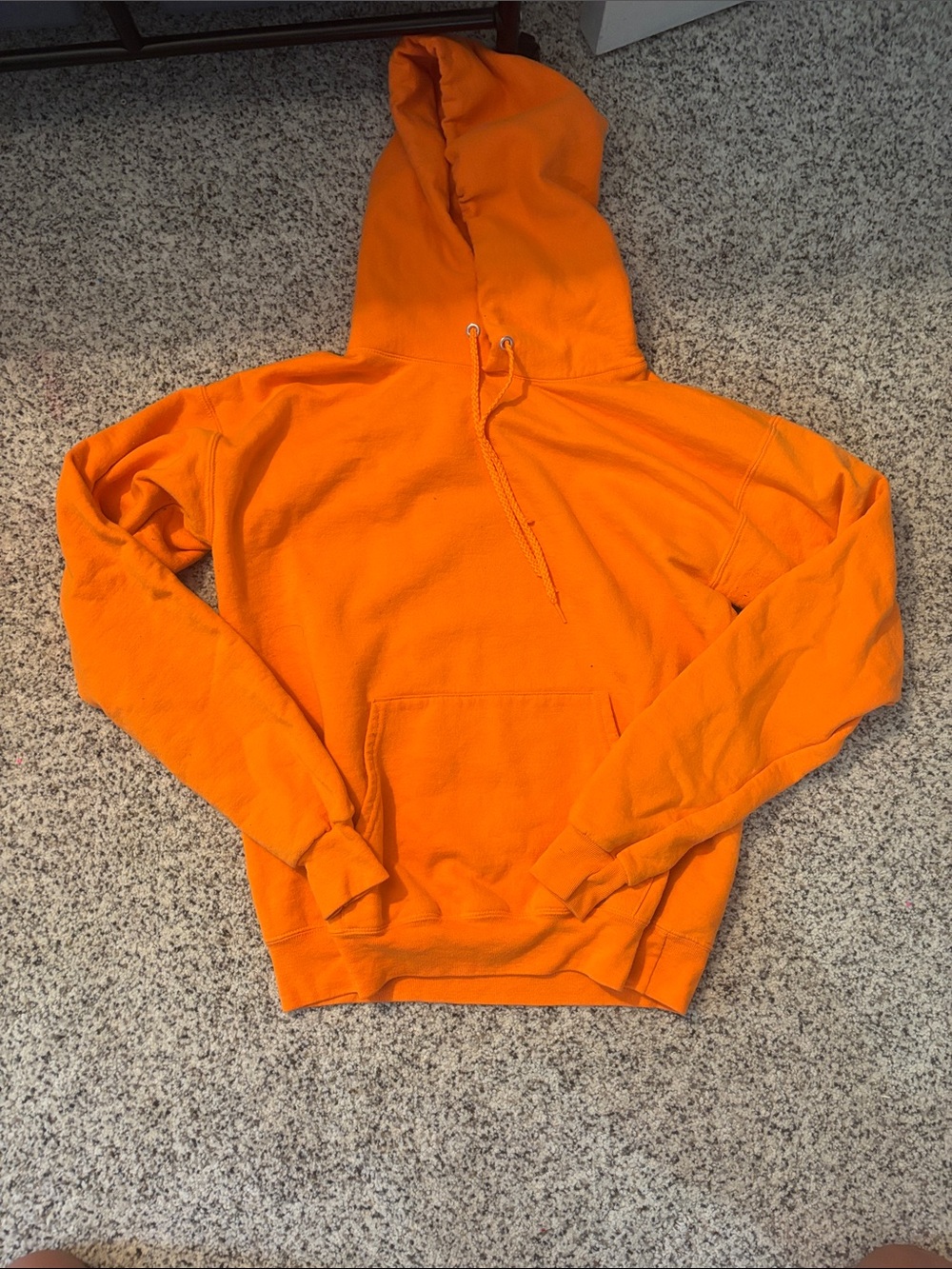 Men's Hanes Bright Orange Hoodie